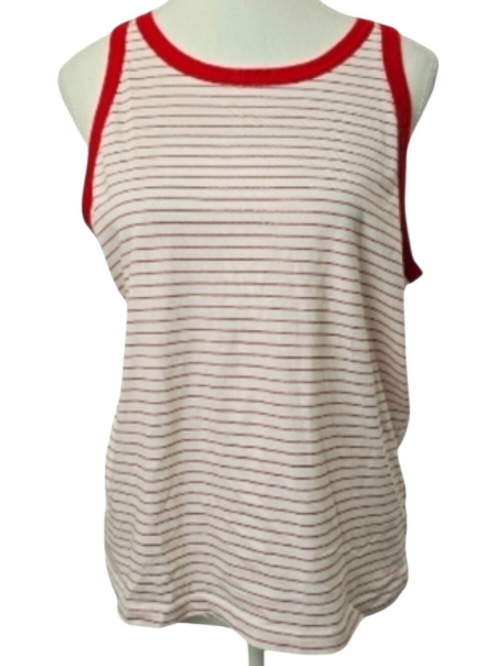 Everlane Women’s Striped Tank Top Minimalist Sleeveless Casual Essential PTP 19”